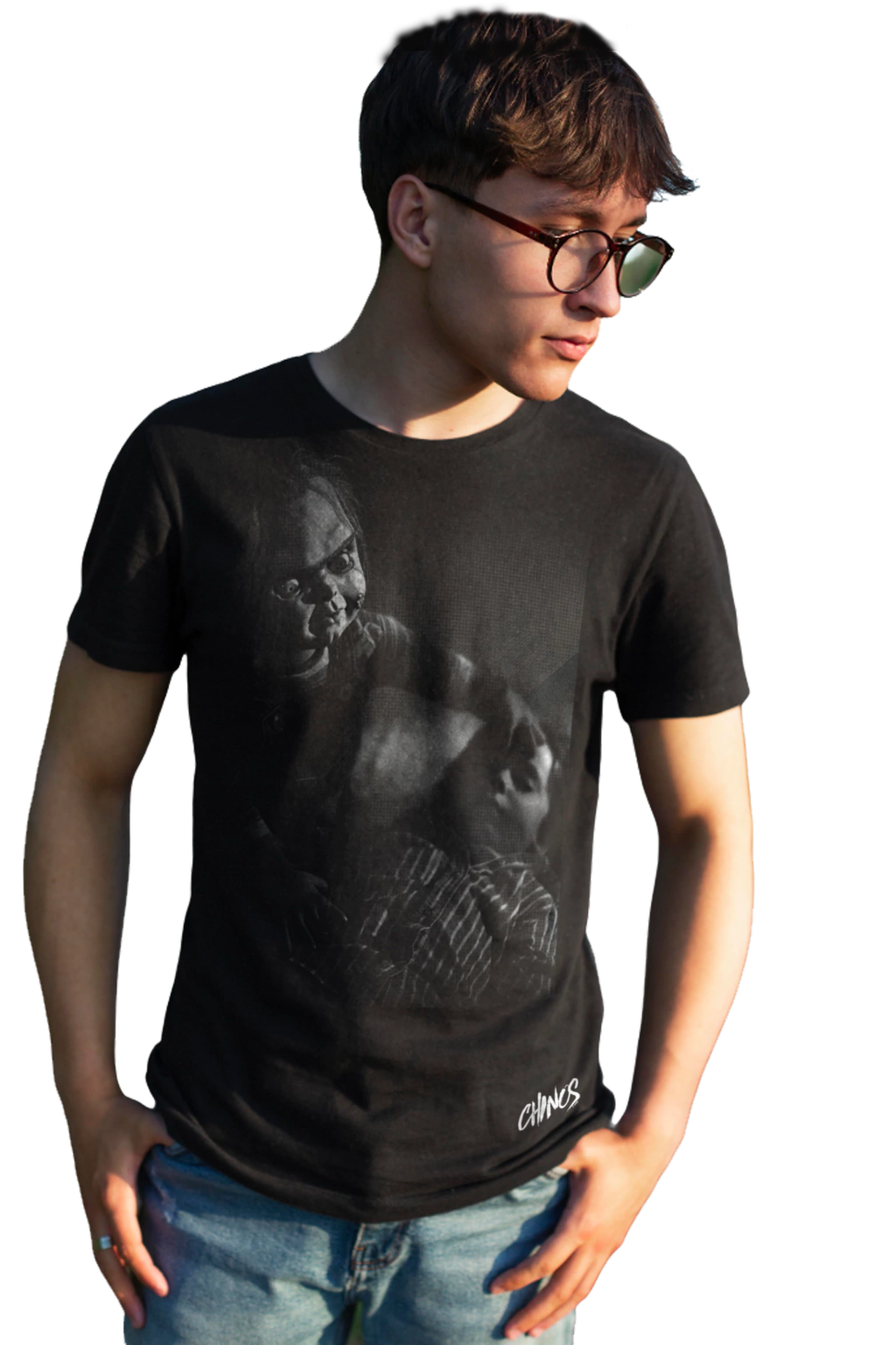 PLAYERA CHUCKY Y ANDY BARCLAY