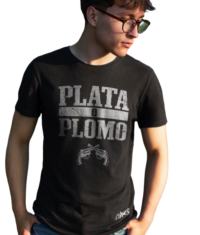 PLAYERA PLATA O PLOMO