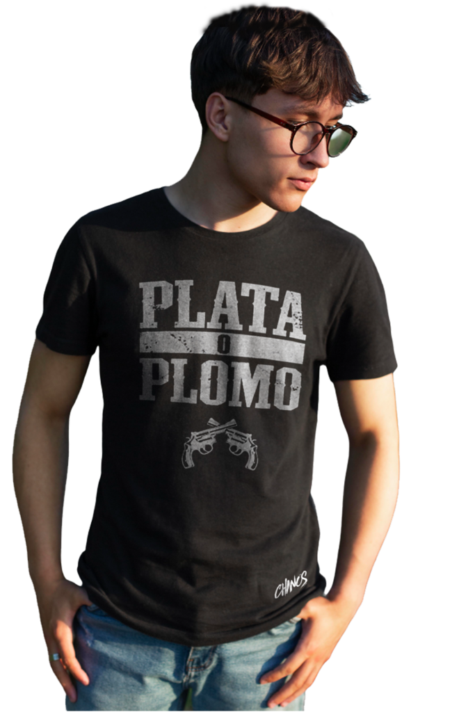 PLAYERA PLATA O PLOMO